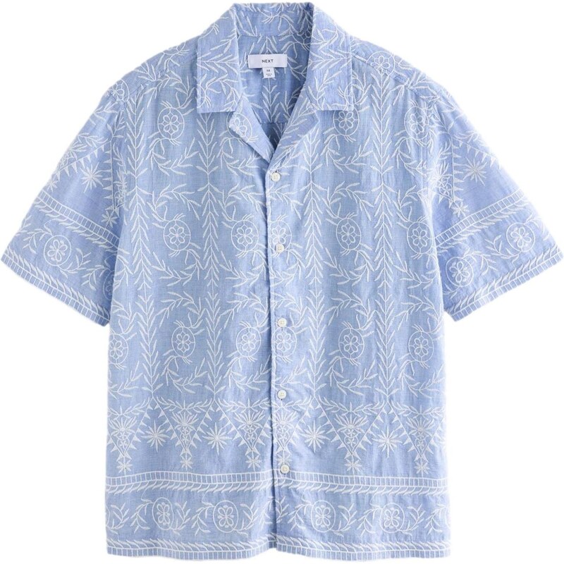 Next Košeľa svetlomodrá / biela 67906118
