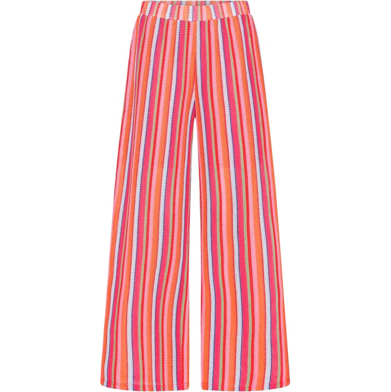 ICHI Nohavice IHLibella svetlomodrá / svetlozelená / ružová / červená 67906237