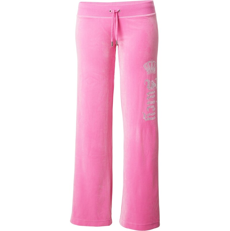 Juicy Couture Nohavice Gothic Crown ružová / strieborná 67906238