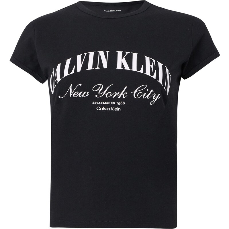 Calvin Klein Jeans Tričko čierna / biela 67906261