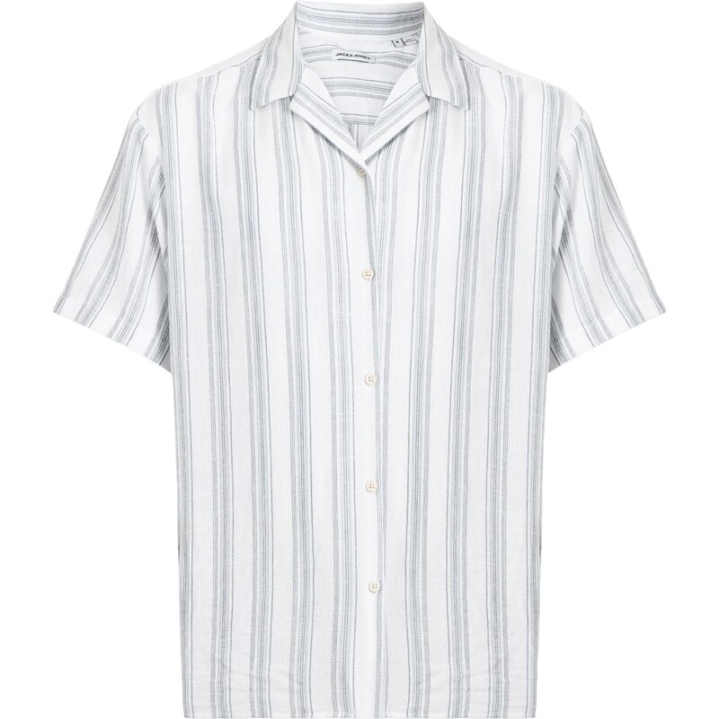 JACK & JONES Košeľa JJELIAM tmavomodrá / biela 67906301