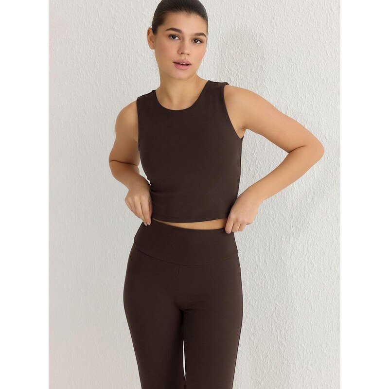 Trendyol Top hnedá 67906351