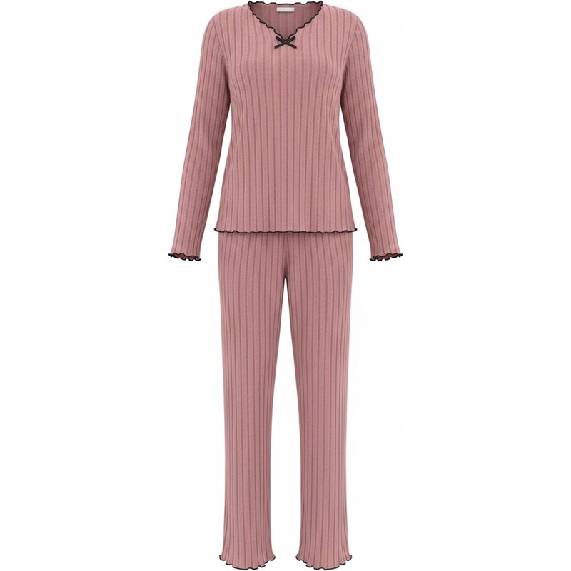 Trendyol Pyžamo staroružová 67906402