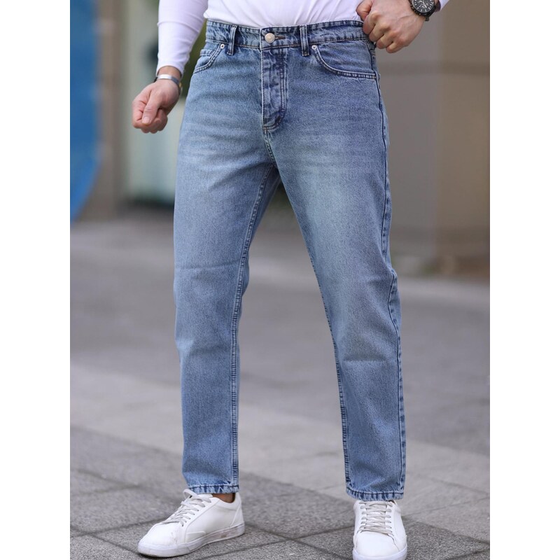 Trendyol Džínsy svetlomodrá 67906416