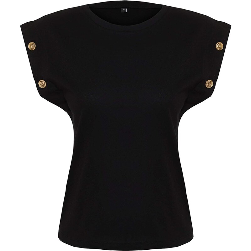 Trendyol Tričko čierna 67906517