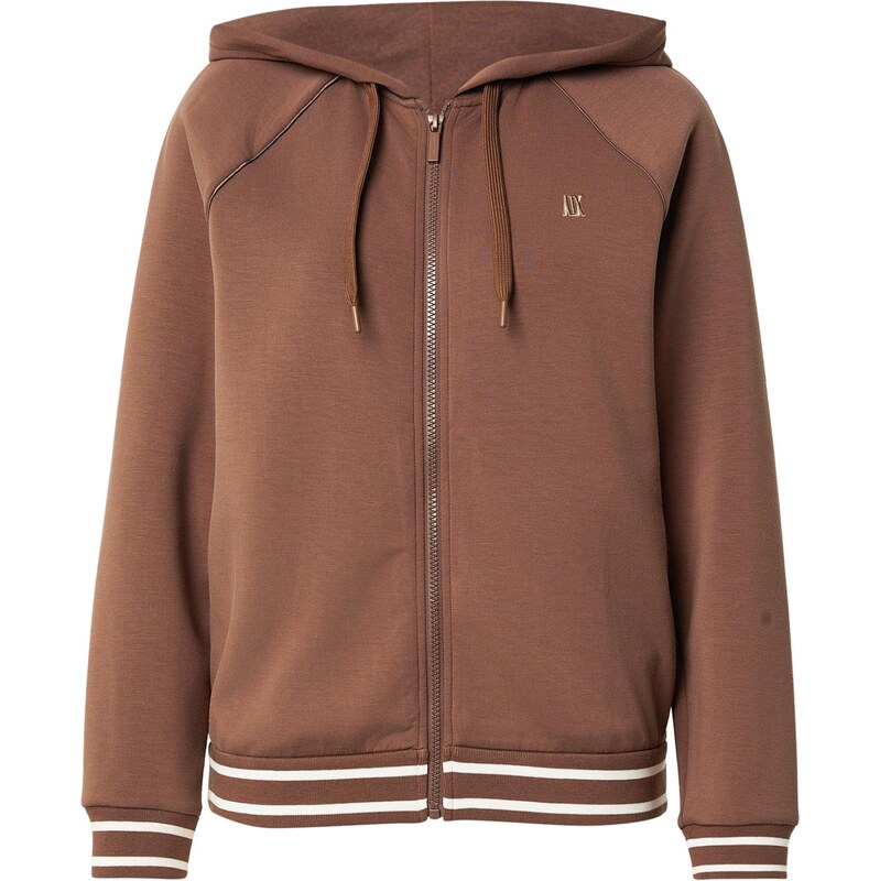 ARMANI EXCHANGE Tepláková bunda hnedá 67906528