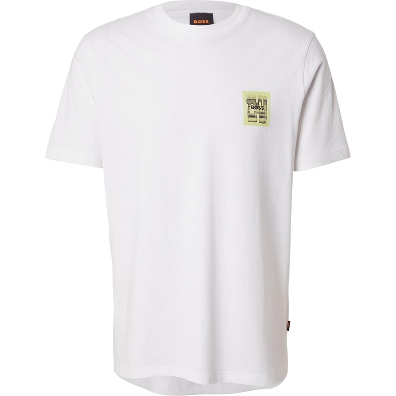 BOSS Tričko Te_Movement pastelovo žltá / čierna / biela 67906548