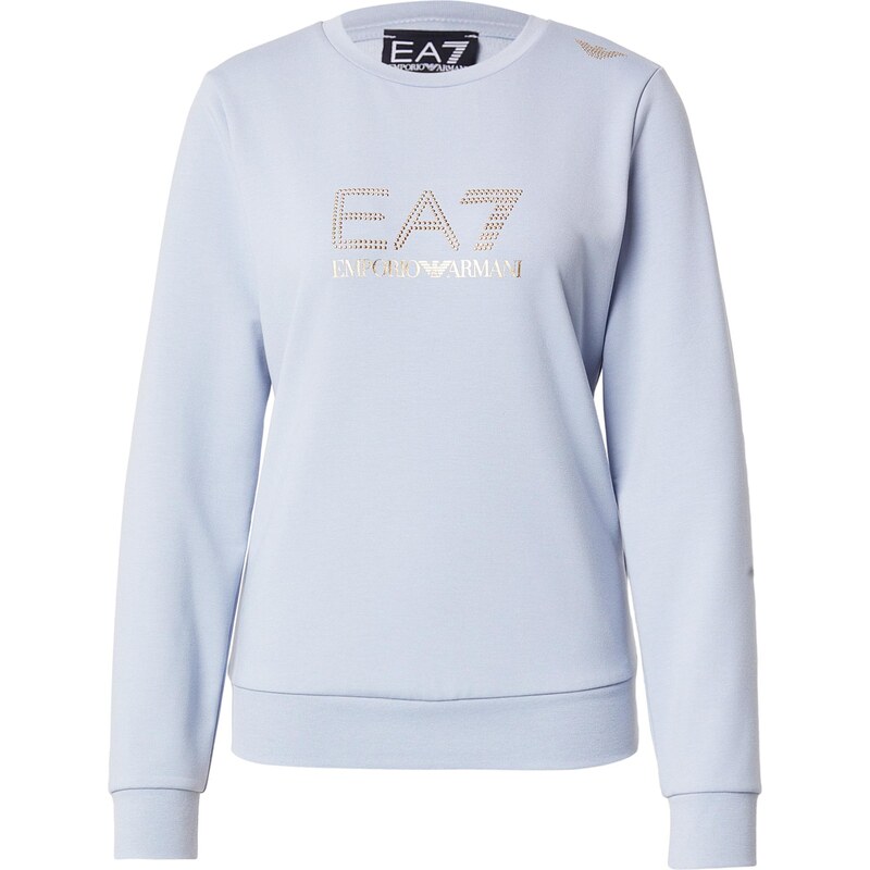 EA7 Emporio Armani Mikina Evolution svetlomodrá / zlatá 67906935