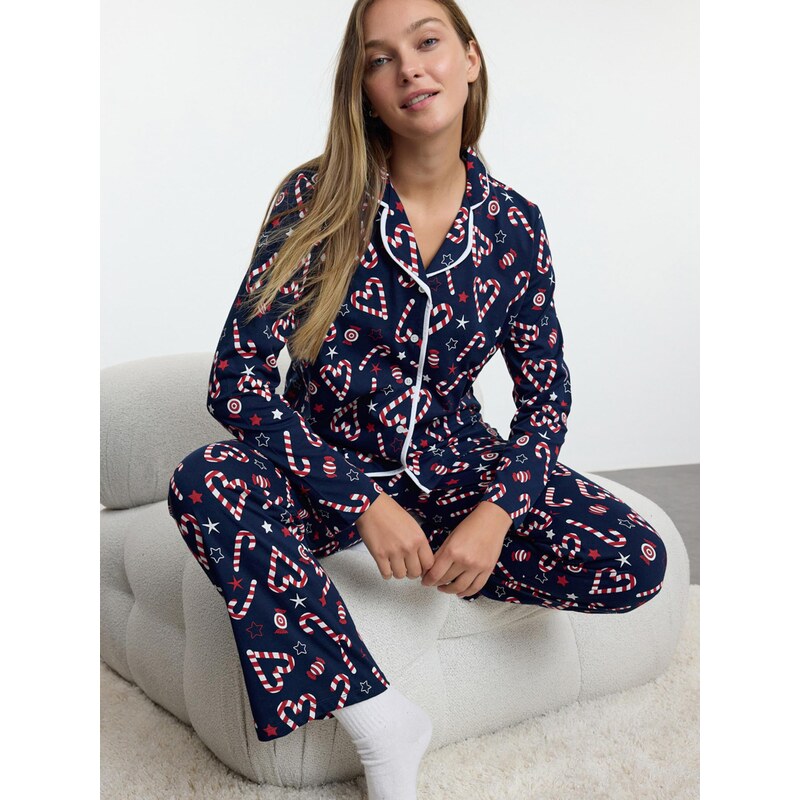 Trendyol Pyžamo indigo 67906986