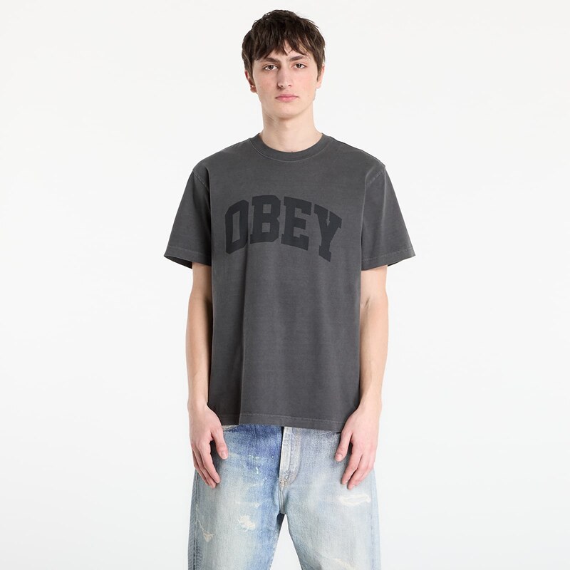 OBEY Clothing Tričko OBEY Collegiate Pigment Tee Pigment Stretch Limo 67907315