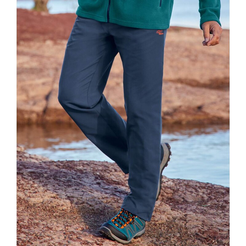 Športové tepláky z mikrovlákna Atlas For Men Modrá 67912354