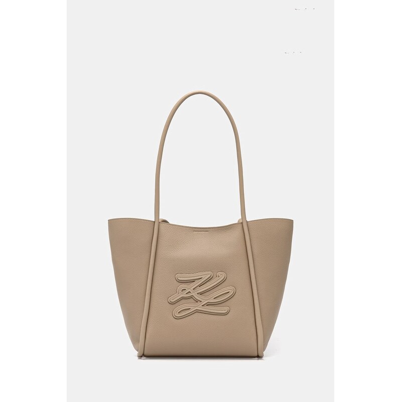 Karl Lagerfeld kabelka typu shopper dámska kožená K/AUTOGRAPH 67913310
