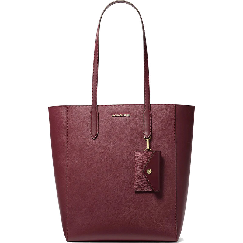 Michael Kors Dámska kožená kabelka 2 v 1 35F4G2VT7T OXBLOOD 67912517