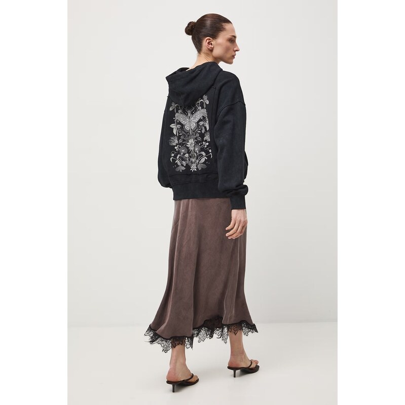 Medicine mikina na zips s kapucňou dámska bavlnená 67913141