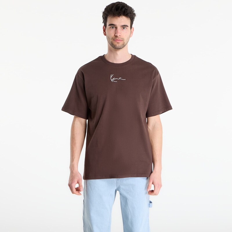 Tričko Karl Kani Small Signature Essential Tee Brown L 67921251