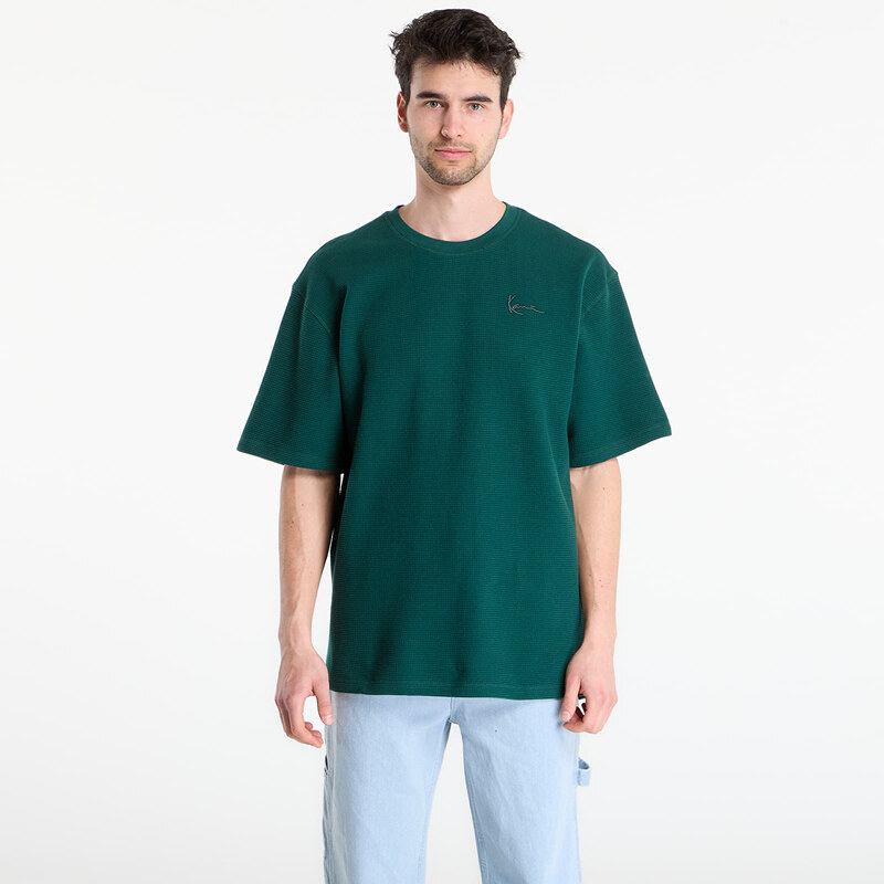 Tričko Karl Kani Signature Waffle T-Shirt Green XL 67921240