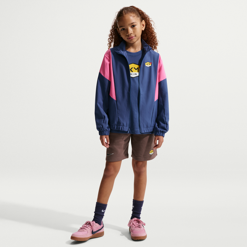 Nike Kylian Mbappé Club Fleece Older Kids Football Shorts - Brown - 67922037