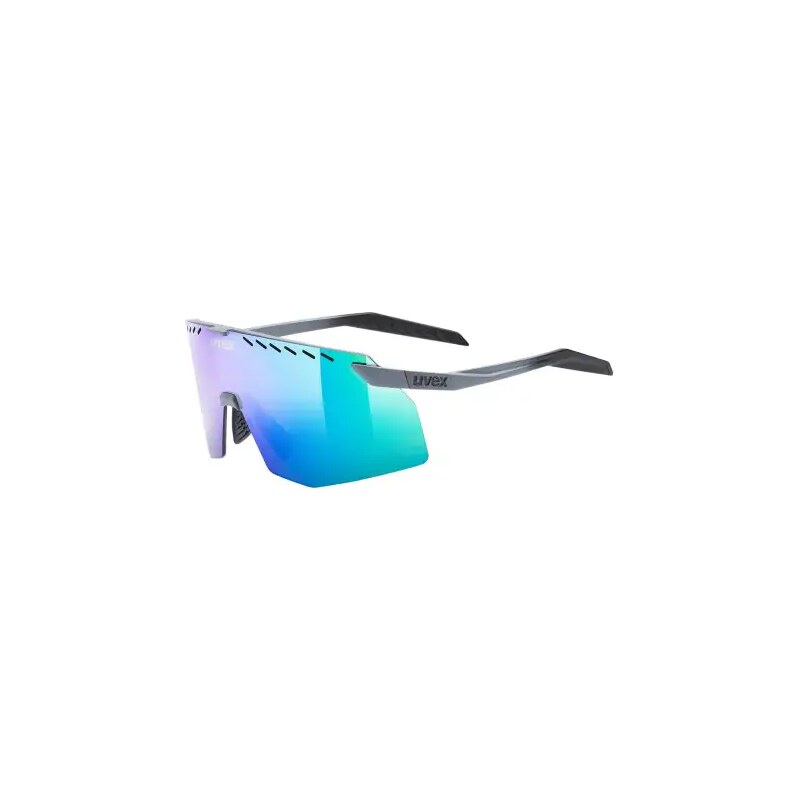 Uvex Pace Stage slnečné okuliare Grey Matt/Mirror Green 67922086