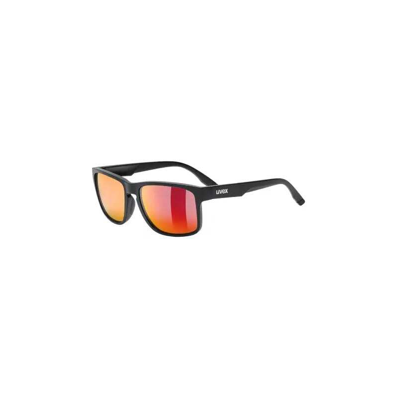 Uvex Poise slnečné okuliare Black Matt/Mirror Red 67923091