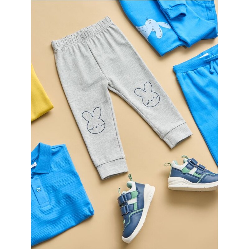 Sinsay - Teplákové joggery - svetlošedá 67595119