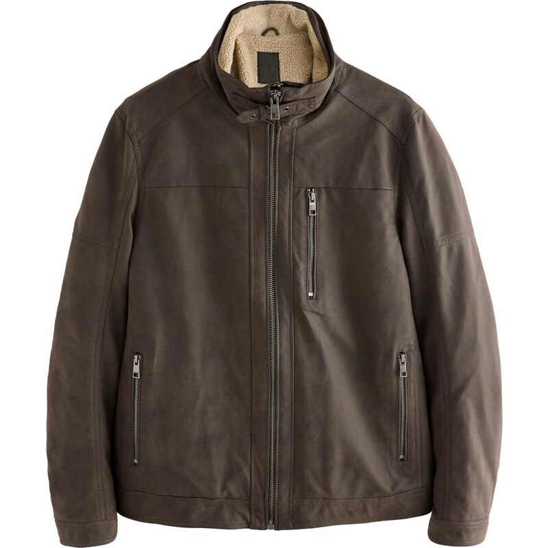 Next Prechodná bunda hnedá 67926356