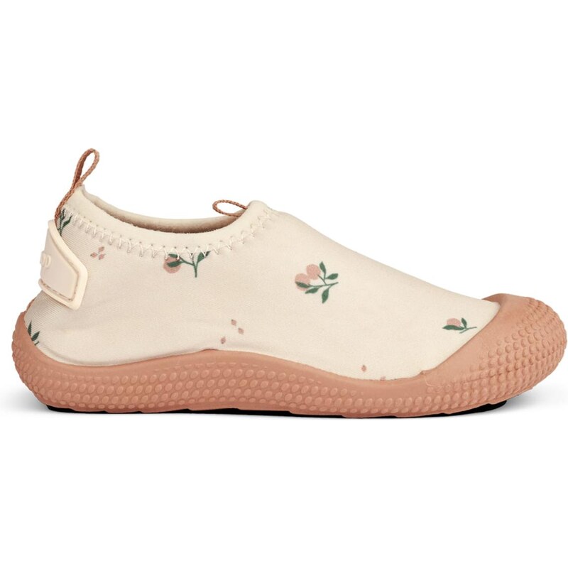 Liewood Obuv na prvé kroky Sanjia krémová / tmavozelená / broskyňová 67926360