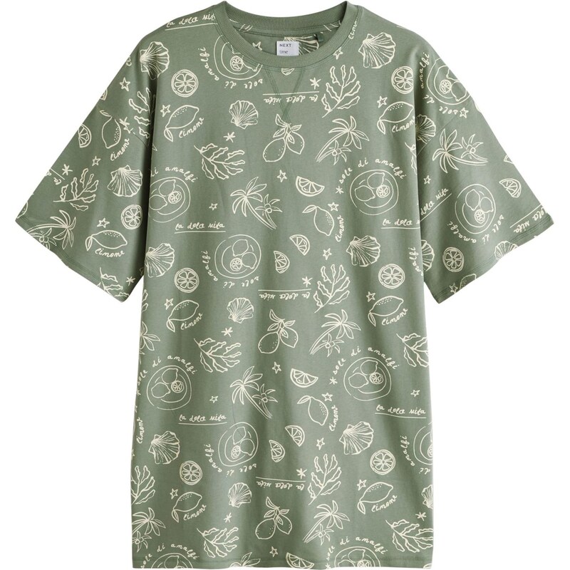 Next Nočná košieľka zelená / kaki 67926385