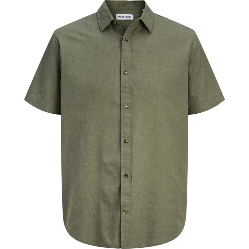 JACK & JONES Košeľa JJESummer olivová 67929022