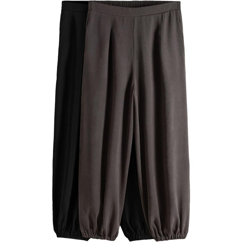 The Set Nohavice tmavosivá / čierna 67931442