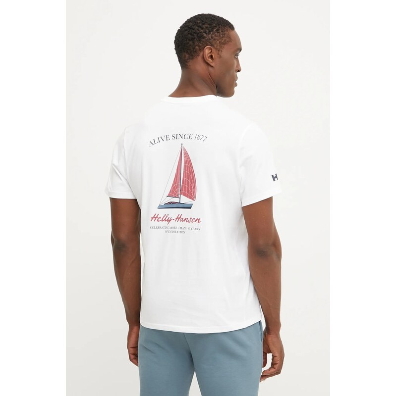 Bavlnené tričko Helly Hansen SHORELINE 64196373