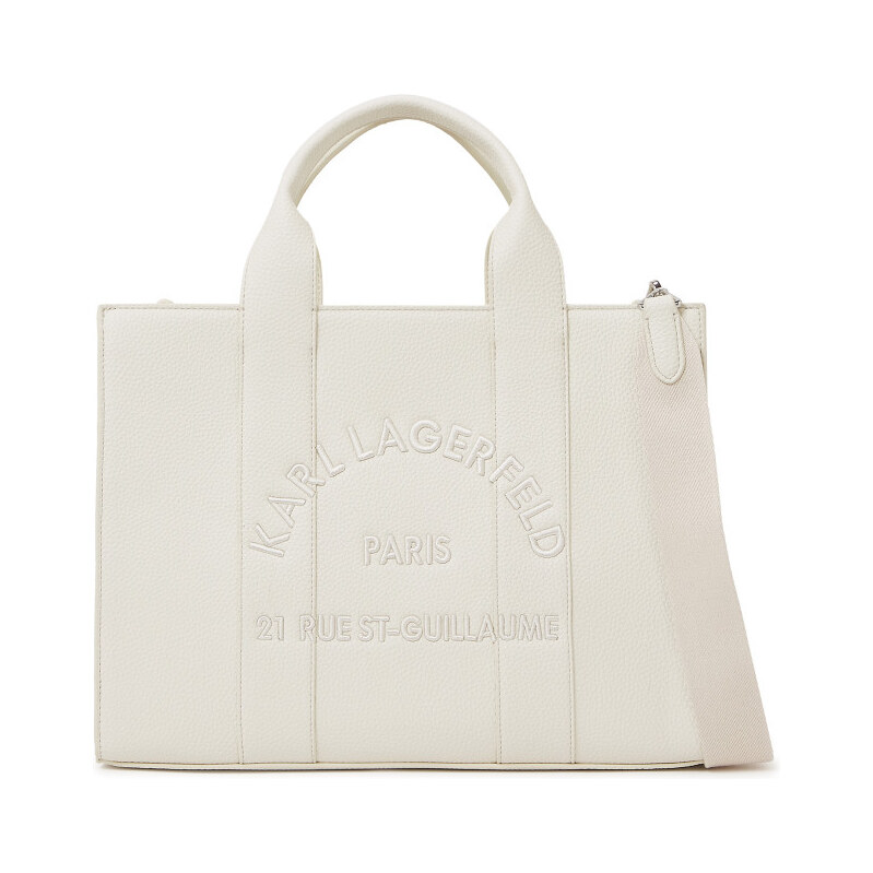 KABELKA KARL LAGERFELD K/RSG MD SQUARE TOTE PEB EMB 67925505