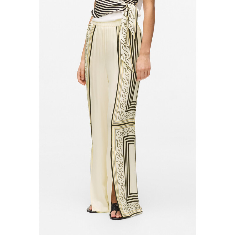 NOHAVICE KARL LAGERFELD SCARF PRINT PJ PANTS 67925520