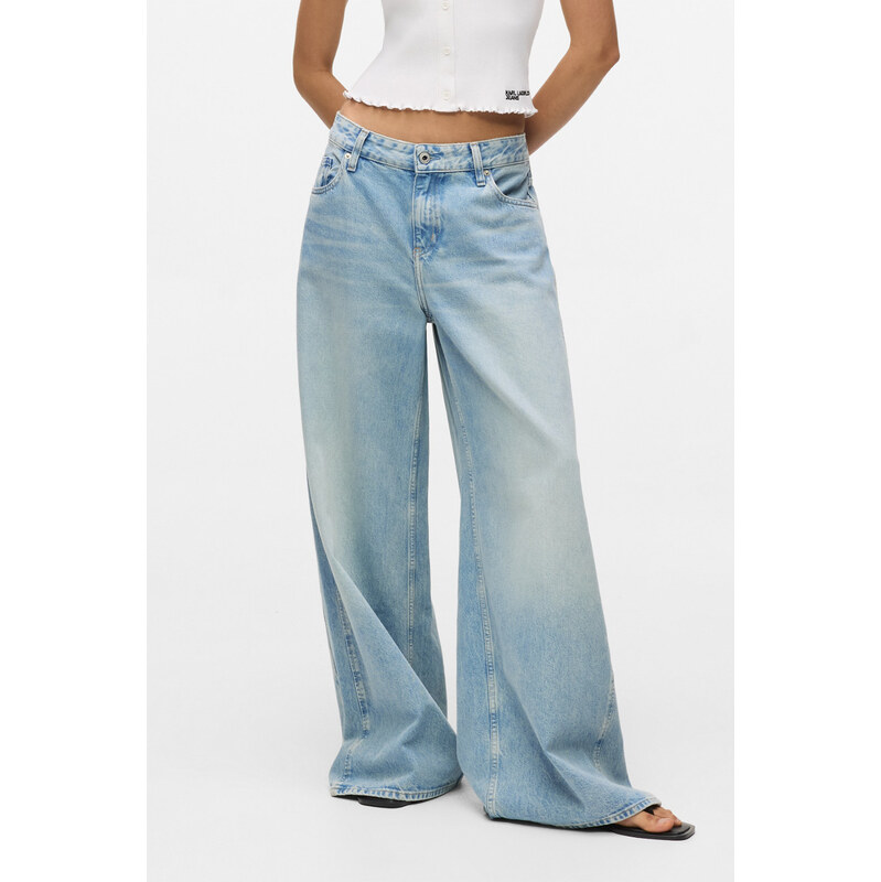DŽÍNSY KARL LAGERFELD JEANS KLJ LR WIDE LEG PANEL DENIM 67925538
