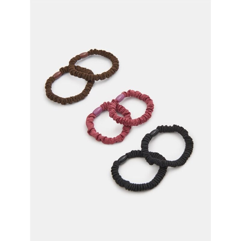 Sinsay - Gumička do vlasov 6 pack - viacfarebná 67925768