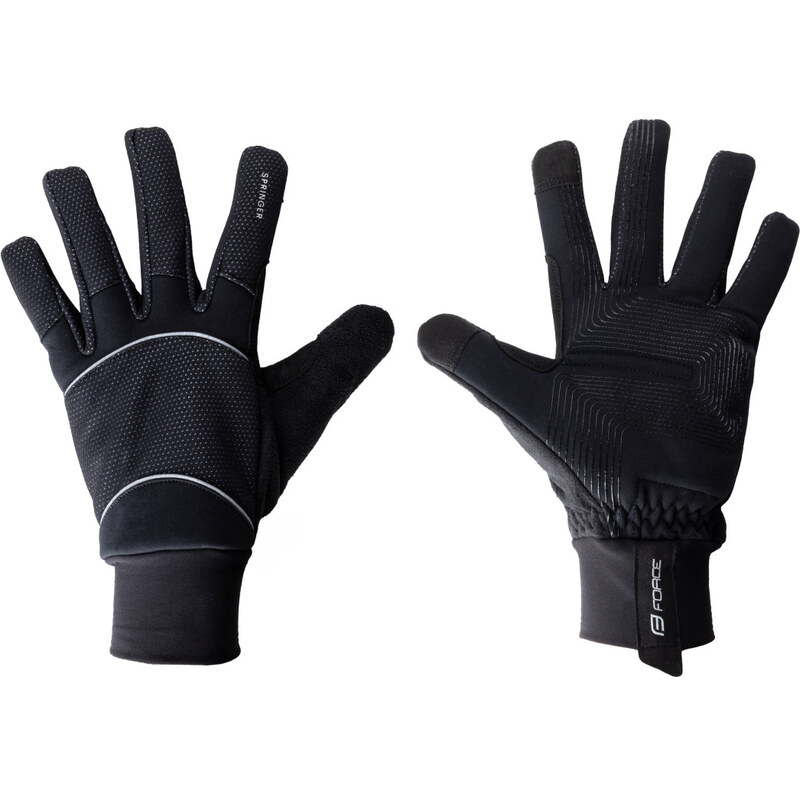 Force SPRINGER rukavice, čierne 68029163