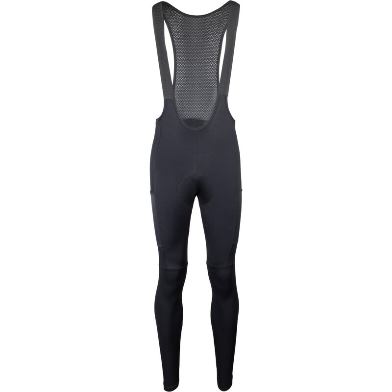 Force F ENDLESS nohavice, s trakmi a vložkou, čierne 68029177