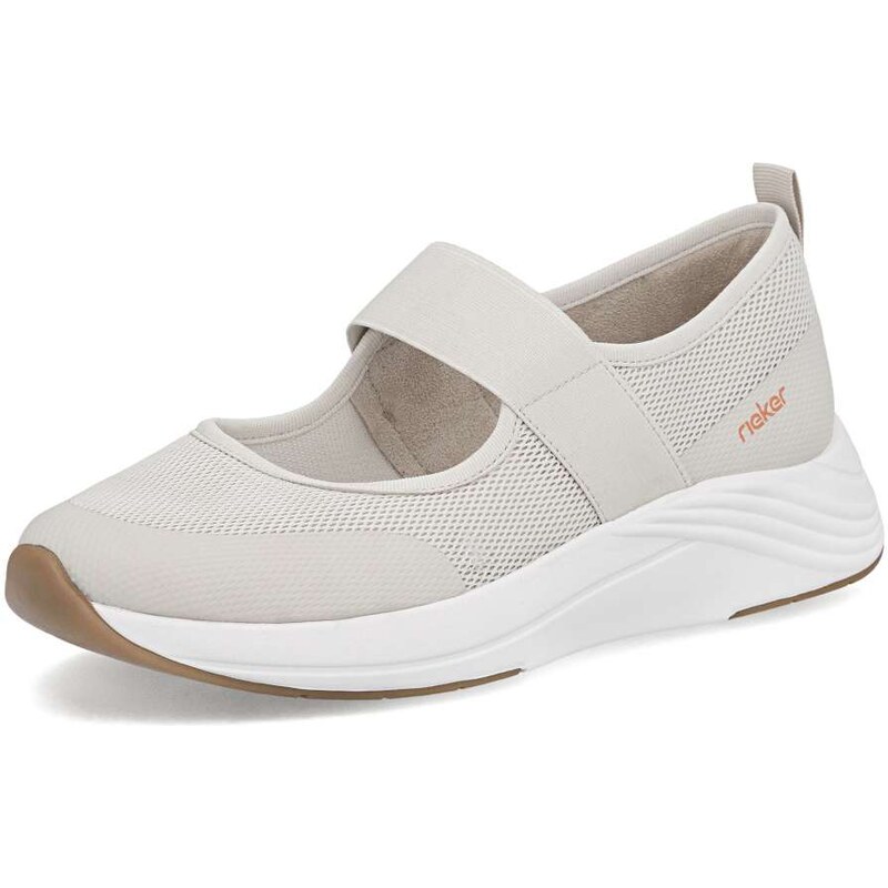 E-shop Dámske baleríny RIEKER N8551-60 béžová S6