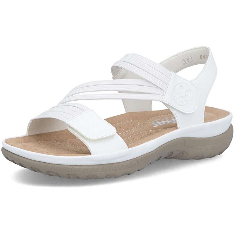 E-shop Dámske sandále RIEKER 64870-81 biela S6