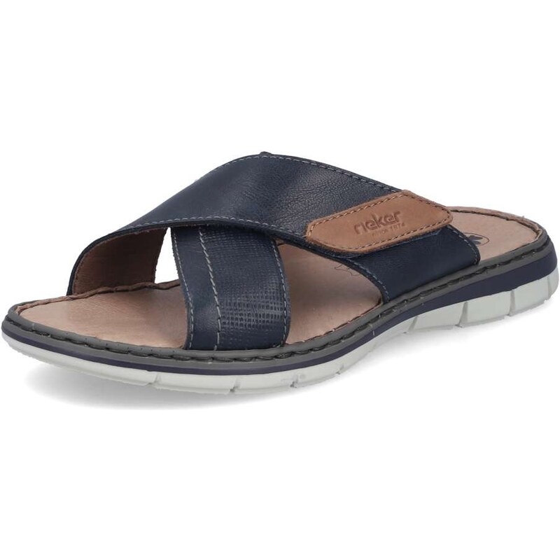 Pánske šľapky RIEKER 25151-14 modrá S6 68029531
