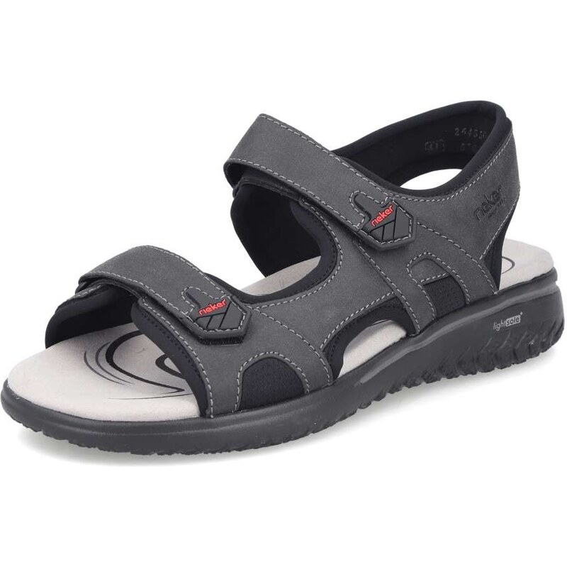 Pánske sandále RIEKER 26455-00 čierna S6 68029532