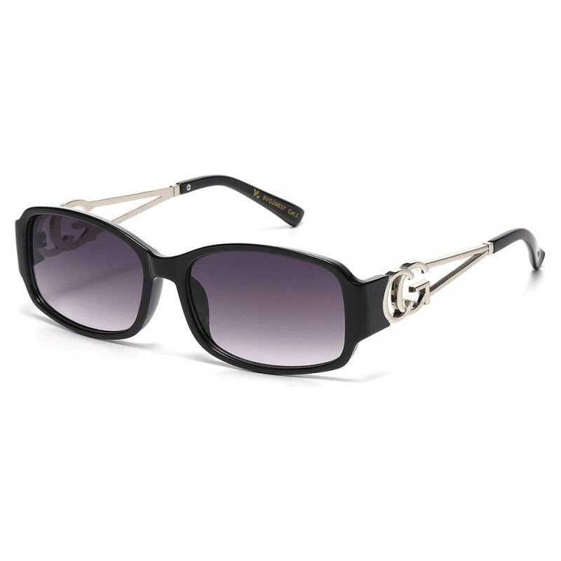 VG sunglasses VG Oval dámske slnečné okuliare striebornočierne s 65229866