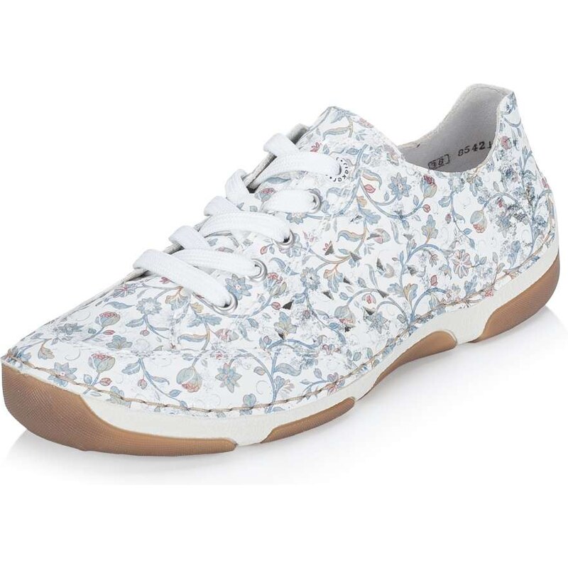 Dámske poltopánky RIEKER 55903-90 biela S6 68029851