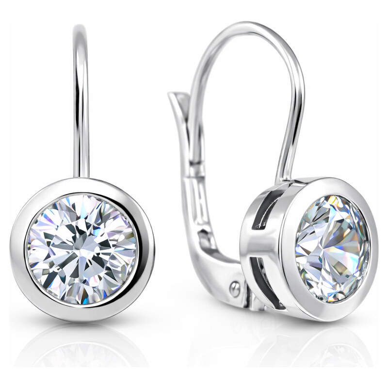 Soliter Nadčasové strieborné náušnice so zirkónmi 436 001 00548 04 66581969