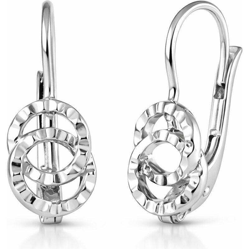 Soliter Módne brúsené strieborné náušnice 431 001 00561 04 66594743