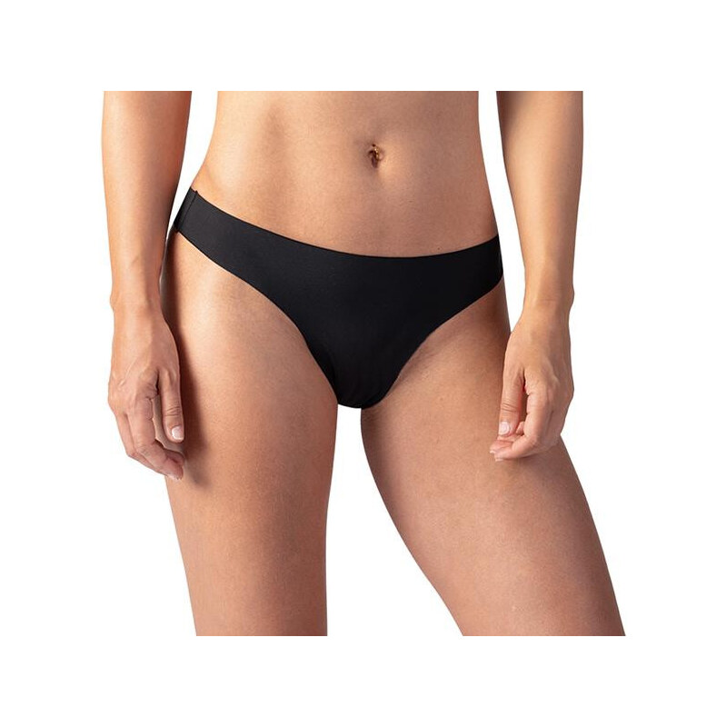 Dámske bezšvové tangá INVISIBLE THONG - BELLINDA - čierne 68087316
