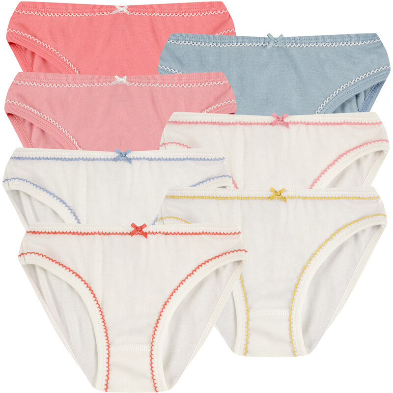 Petit Bateau Klasické nohavičky 7 CULOTTES Petit Bateau 68030629
