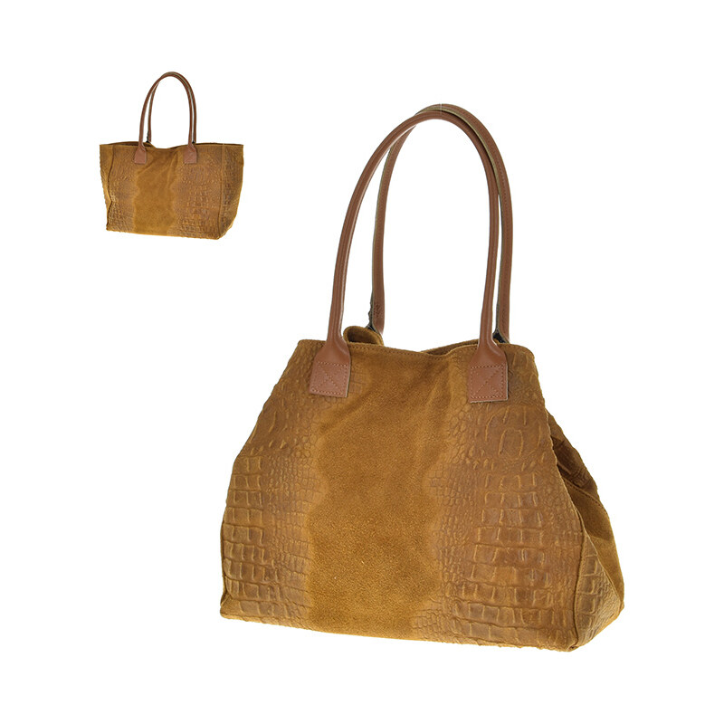Laura Biaggi kožená Shopper kabelka TS55-1473 68083569