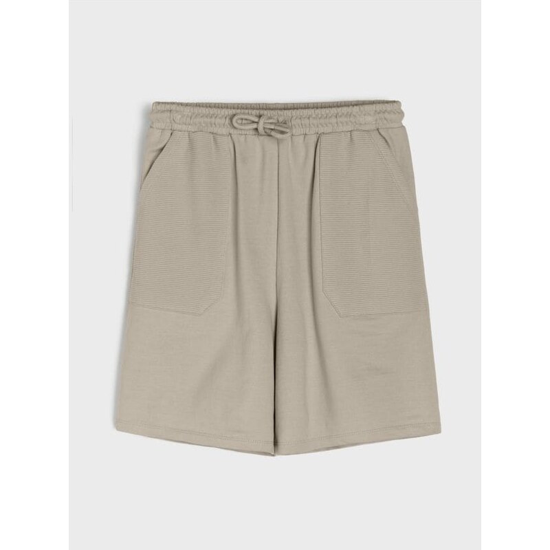 Sinsay - Voľné šortky - béžová 68030886