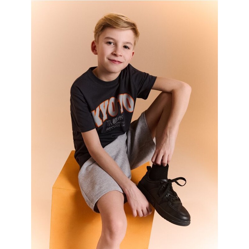 Sinsay - Balenie 2 kusov teplákových šortiek - stredne sivá 67479550