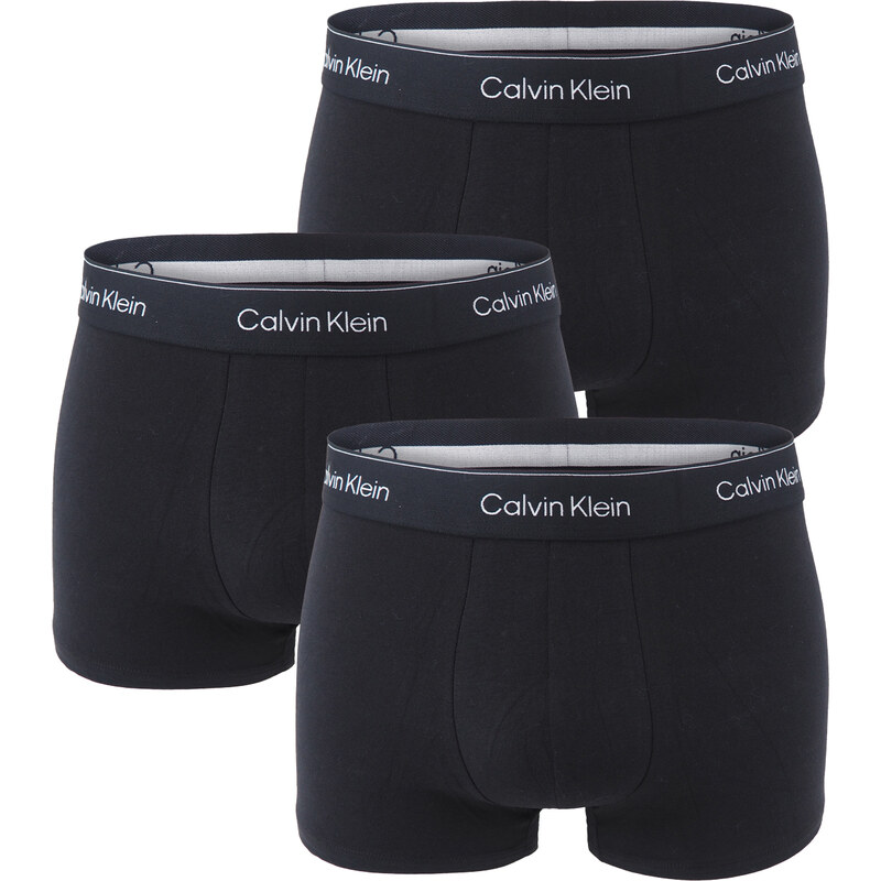 Calvin Klein - boxerky 3PACK Icon cotton stretch fashion black color 68084551